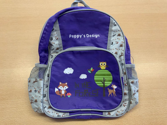  Rucksack Lila, Grau, Mehrfarbig