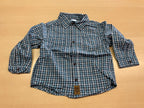 Hemd 92 Blau, Schwarz, Weiß