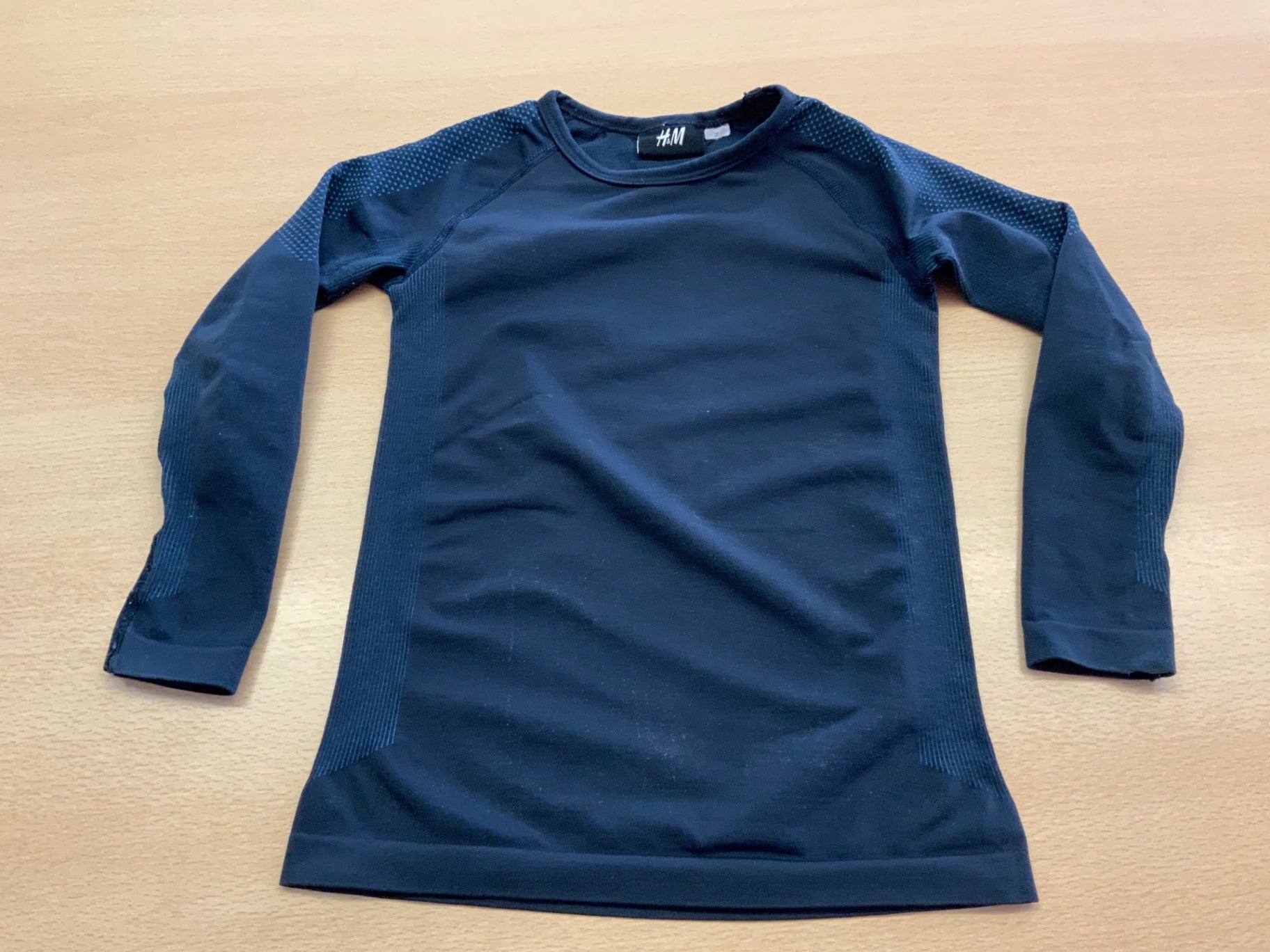 H&M Thermo-Langarmshirt 104 Dunkelblau