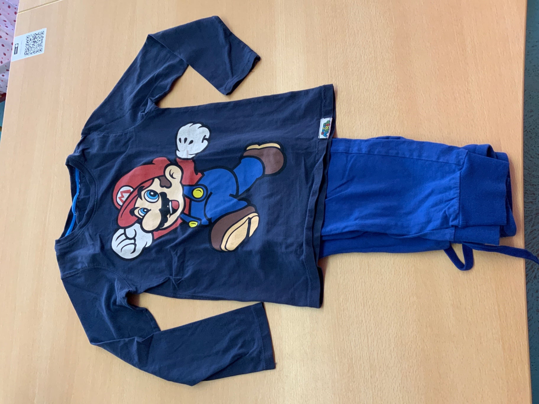 Nintendo Pyjama 122 Blau