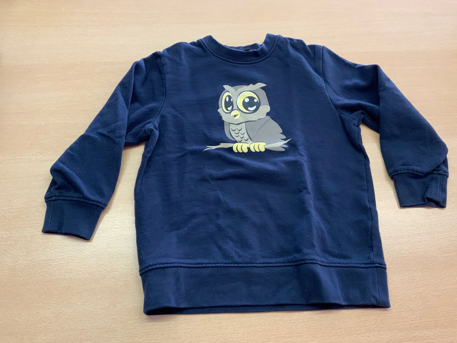 Sweatshirt 116/122 Dunkelblau