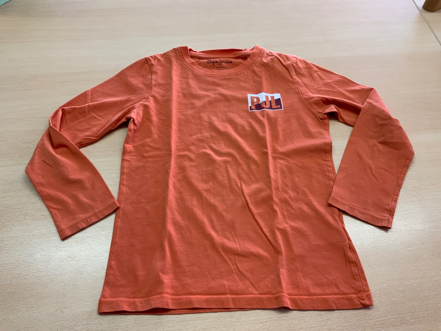 Pepe Jeans Langärmliges T-Shirt 128 Orange