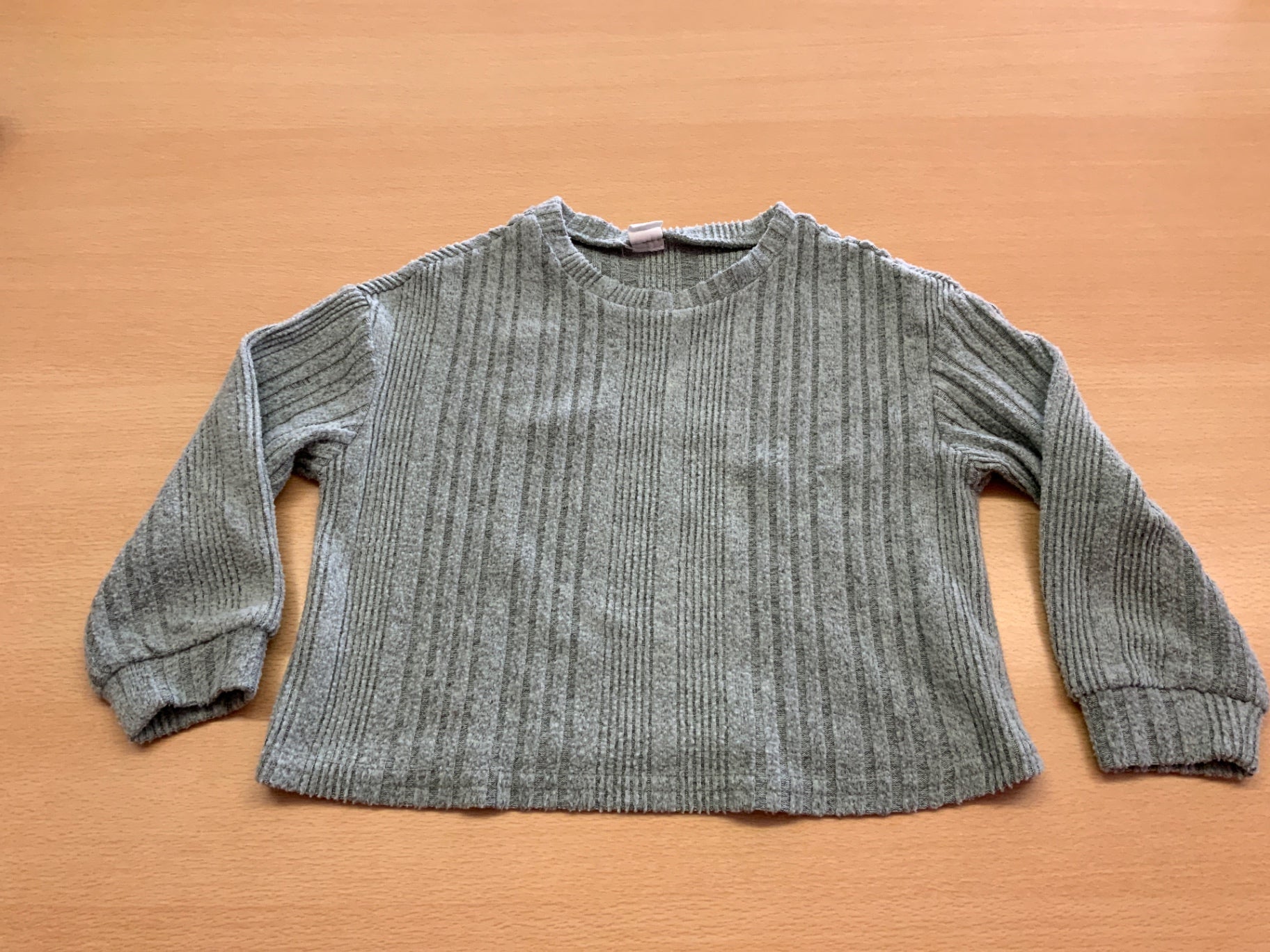 Strickpullover 92/98 Grau