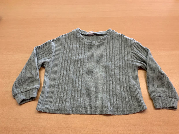 Strickpullover 92/98 Grau
