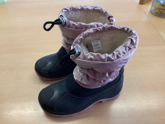  Winterstiefel 34/35 Schwarz und Rosa