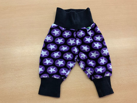  Babyhose 56/62 Lila, Schwarz, Weiß