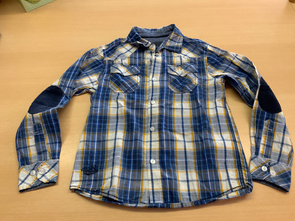 Hemd 134/140 Blaubeige