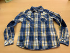 Hemd 134/140 Blaubeige