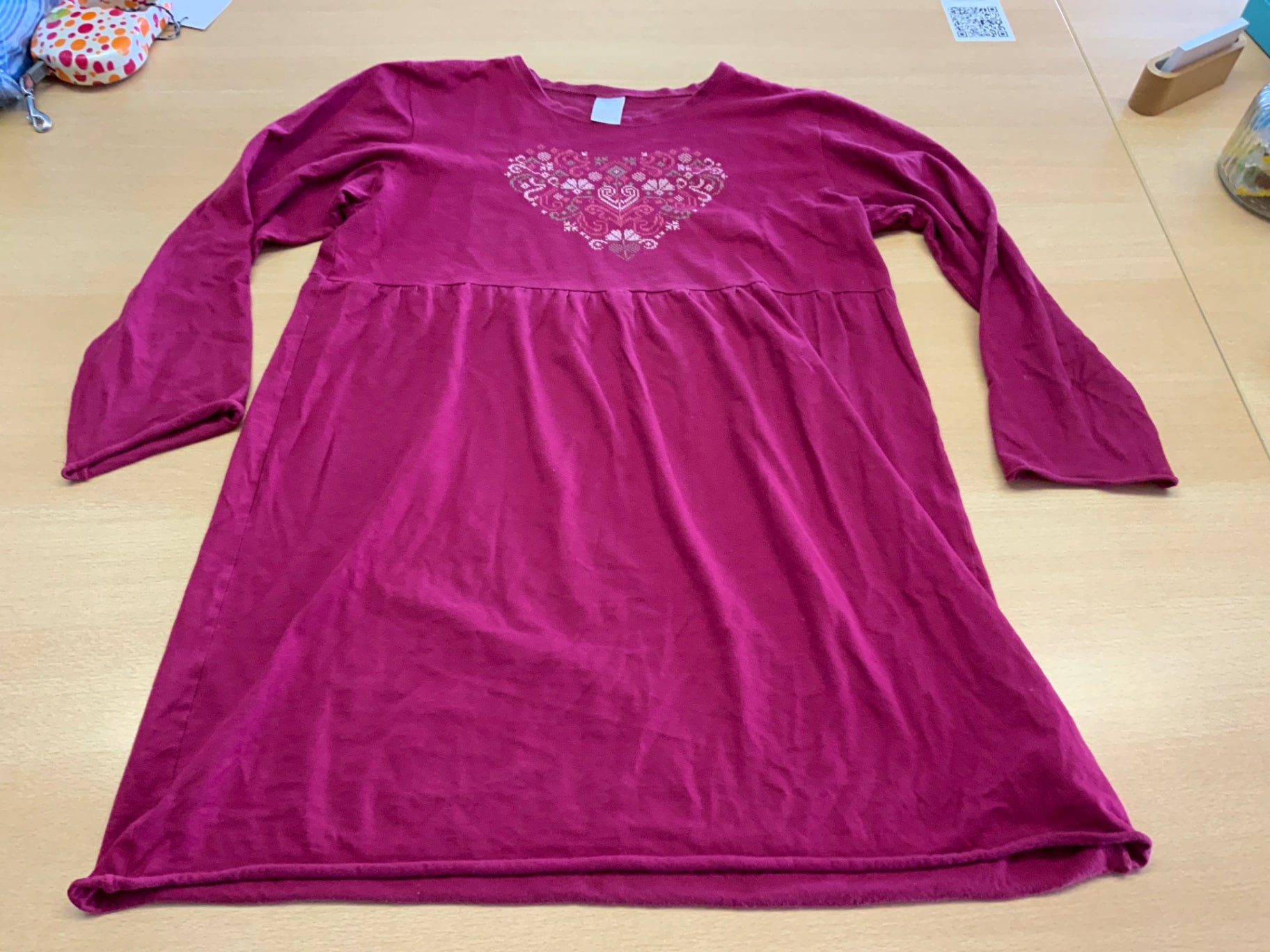 Calida Nachthemd 152/158 Bordeaux