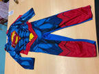 Superman-Kostüm 110 - 122 Blau, Rot, Gelb