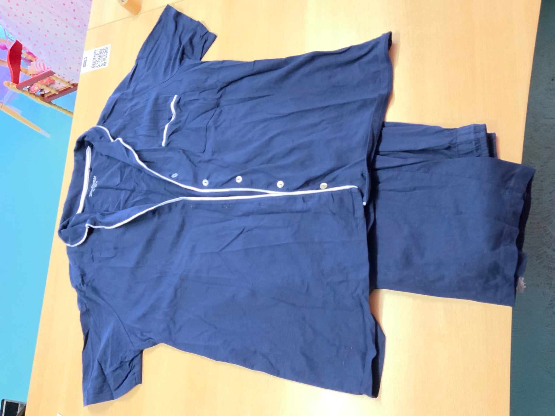 Pyjama XL Dunkelblau