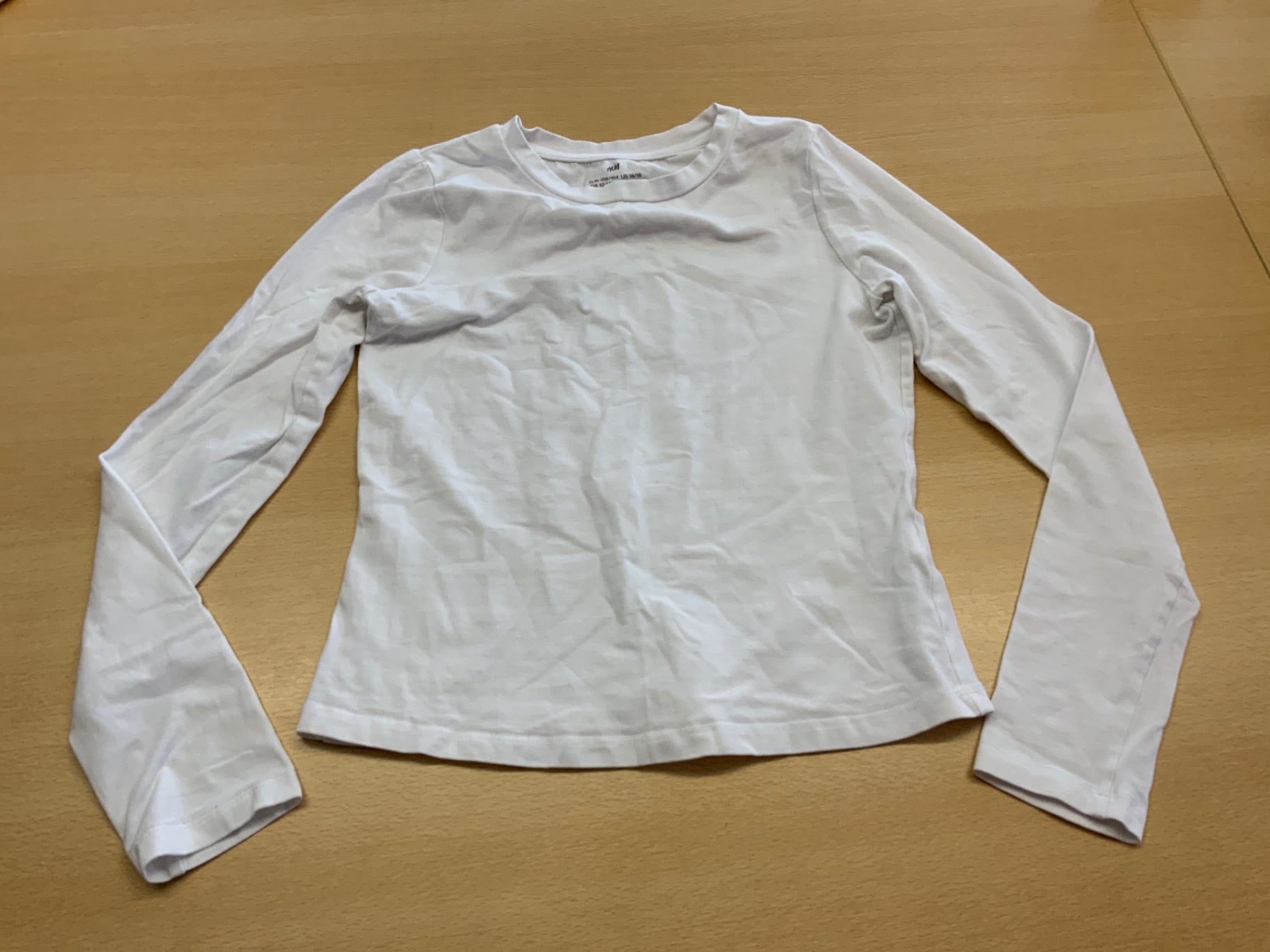 H&M Langarmshirt 158/164 Weiß