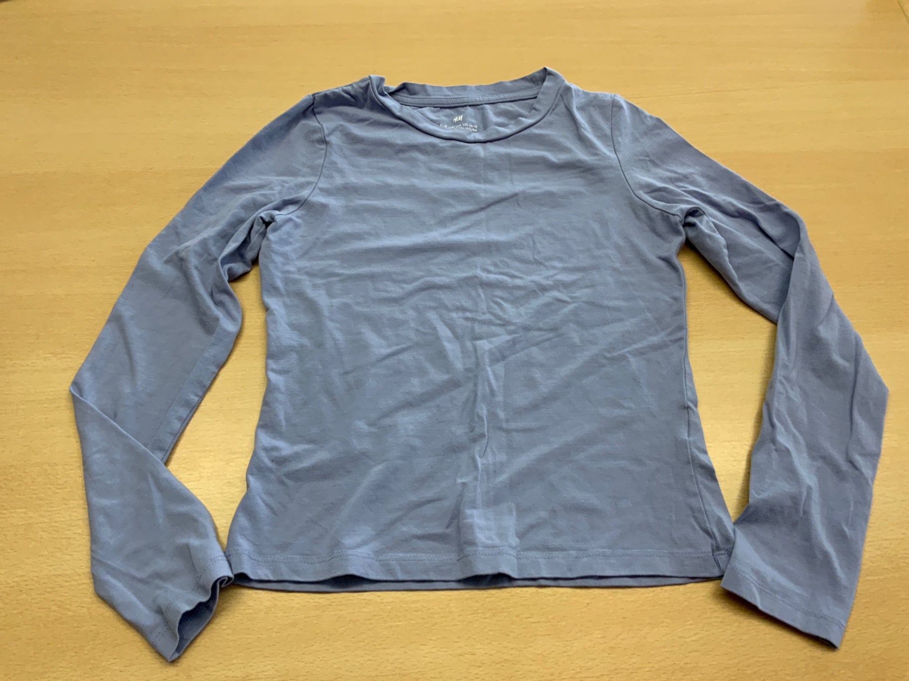 H&M Langarmshirt 158/164 Blau
