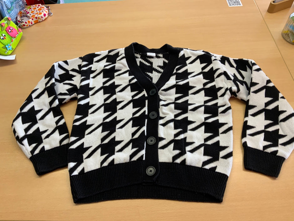 Jacke 158/164 Schwarz/Weiß