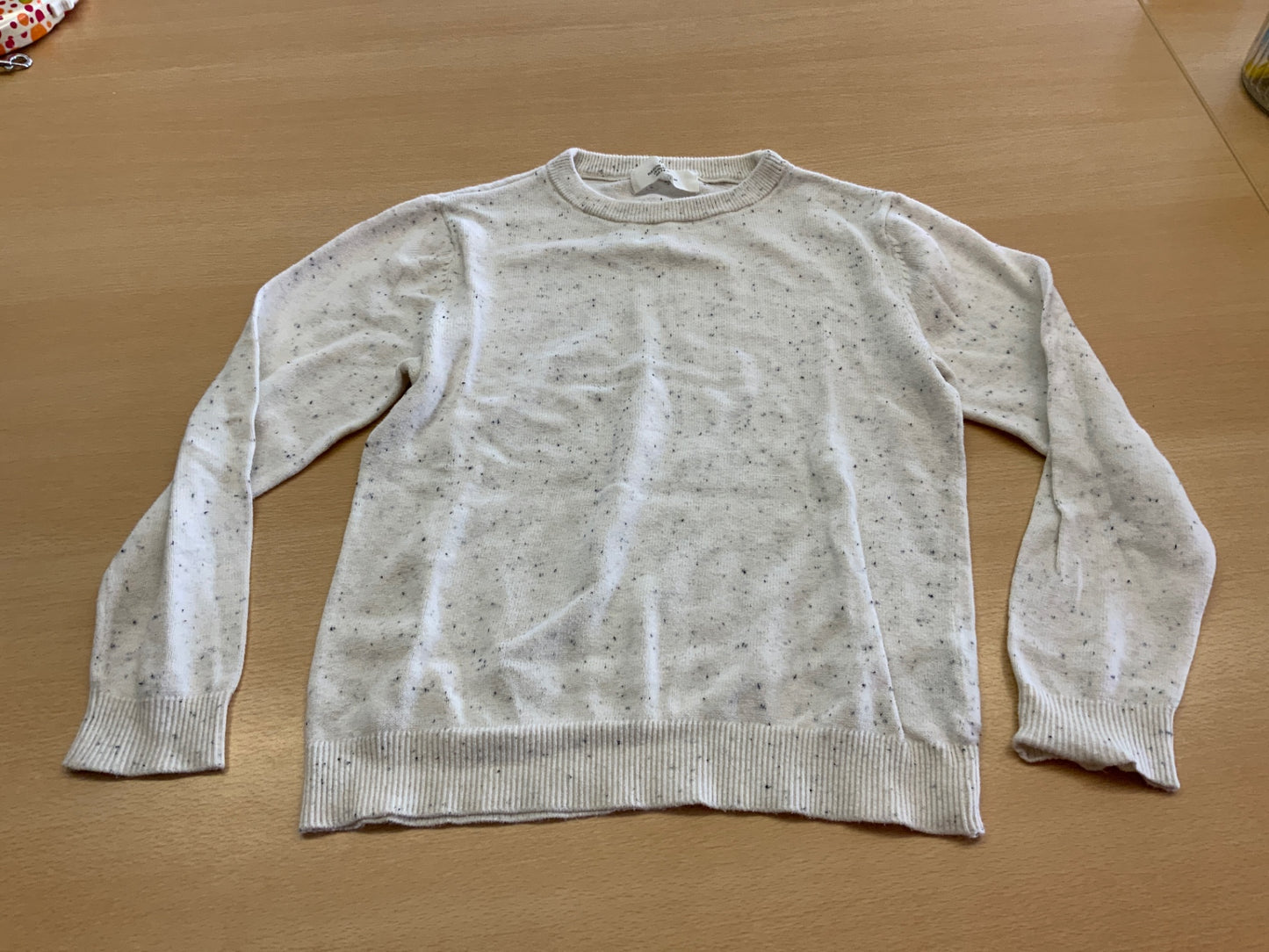  Pullover 122/128 Cremeweiß