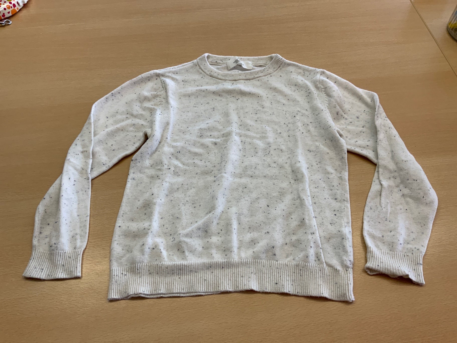  Pullover 122/128 Cremeweiß