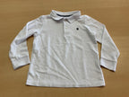 Poloshirt langarm 104 Weiß