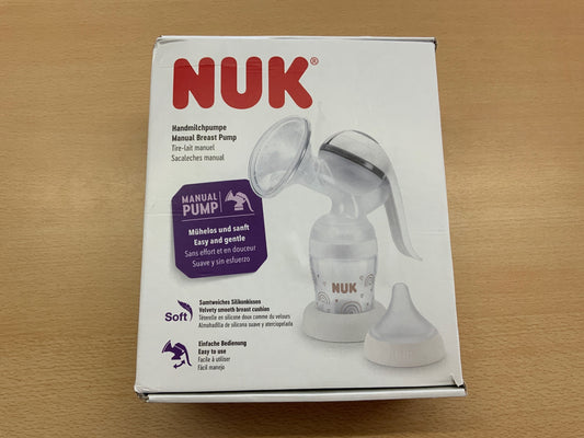 NUK Handmilchpumpe Weiß