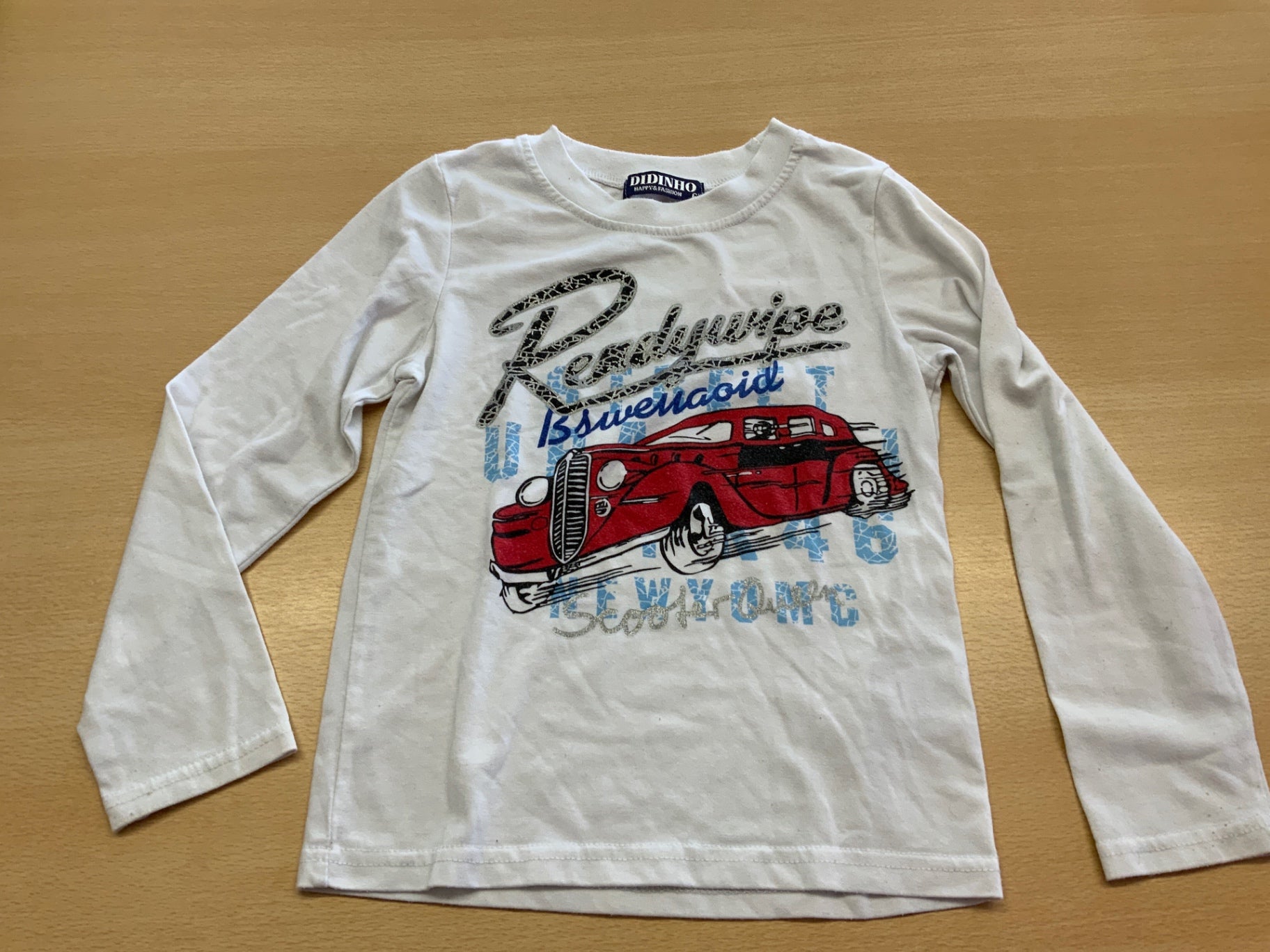 Didinho Langarmshirt 116 Weiß