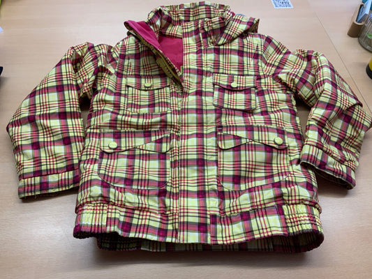  Jacke 134/140 Gelb, Rosa, Schwarz, Weiß
