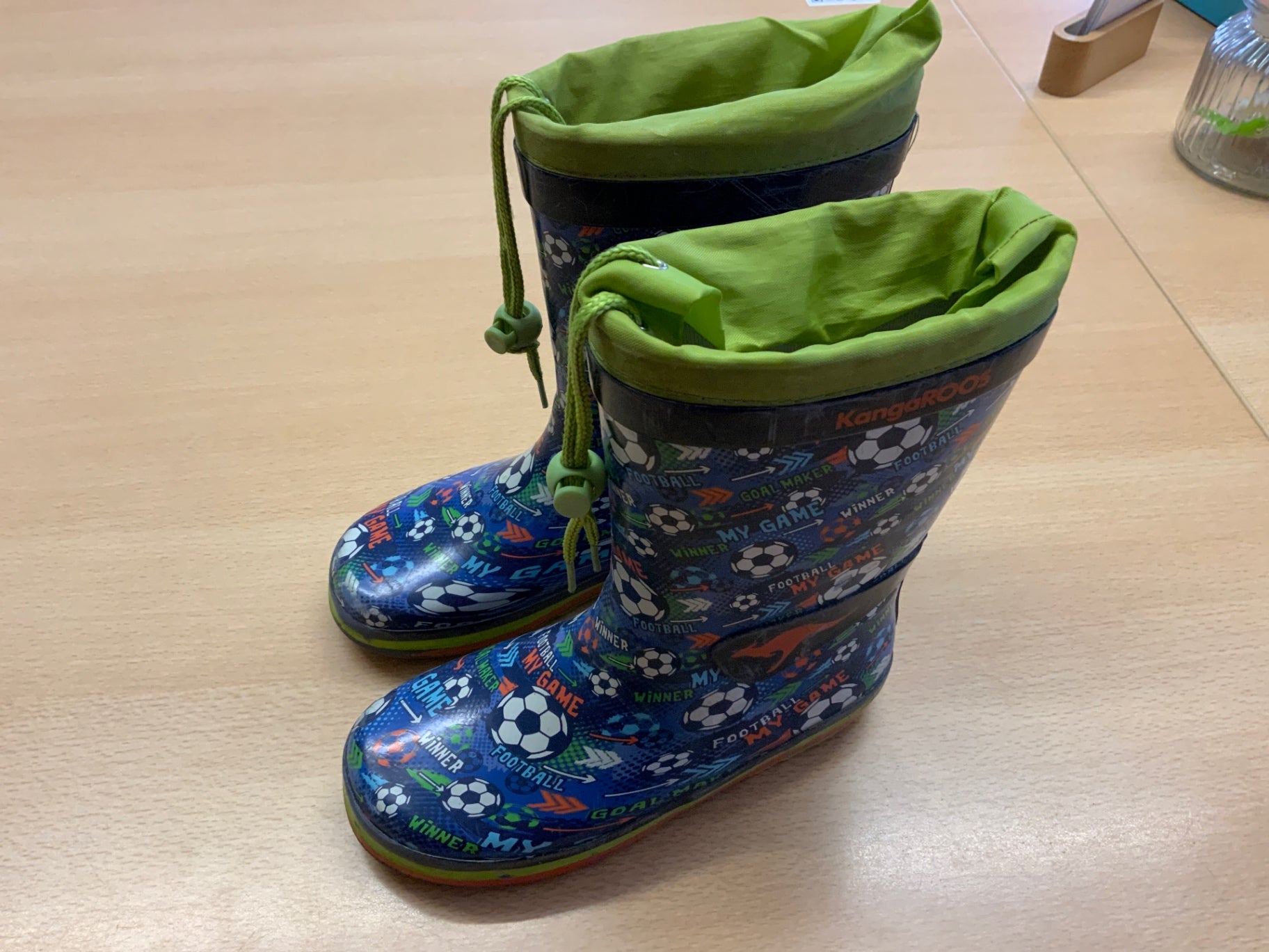 Gummistiefel 30 Blau, Grün