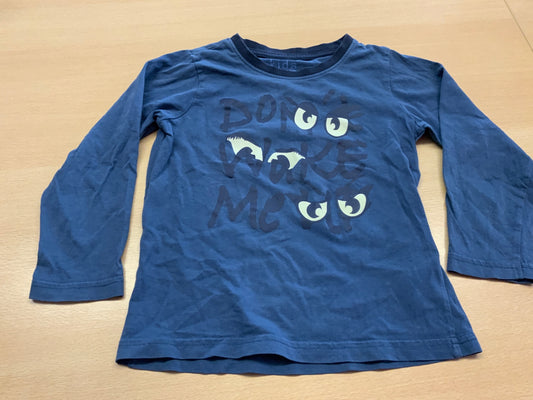Langarmshirt 110/116 Blau