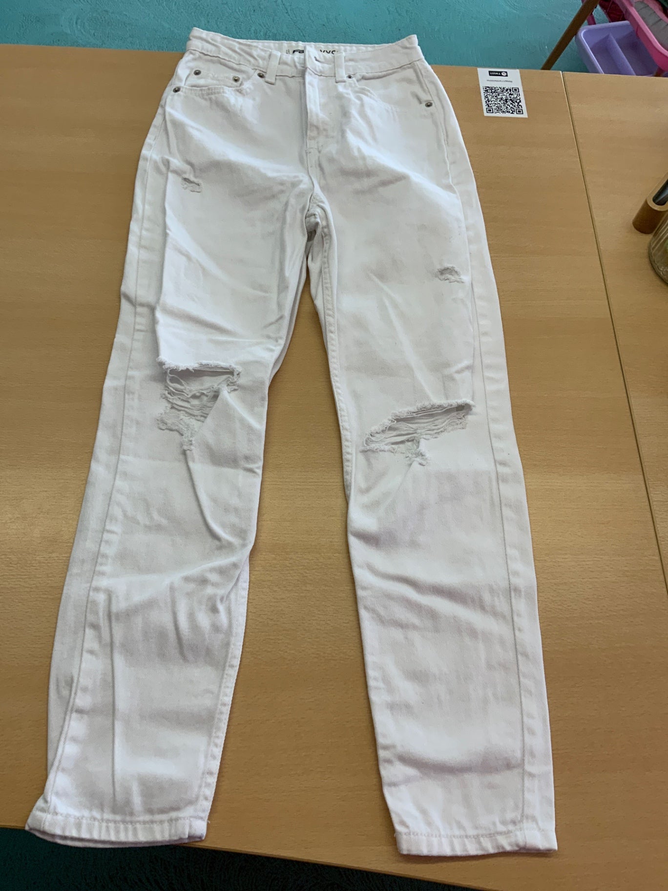 Unbekannt Jeans XXS Weiss