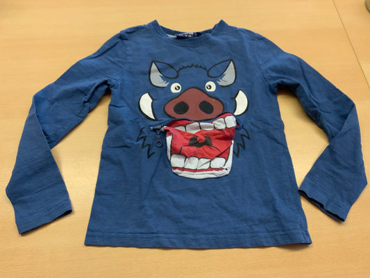  Langarmshirt 122 Blau