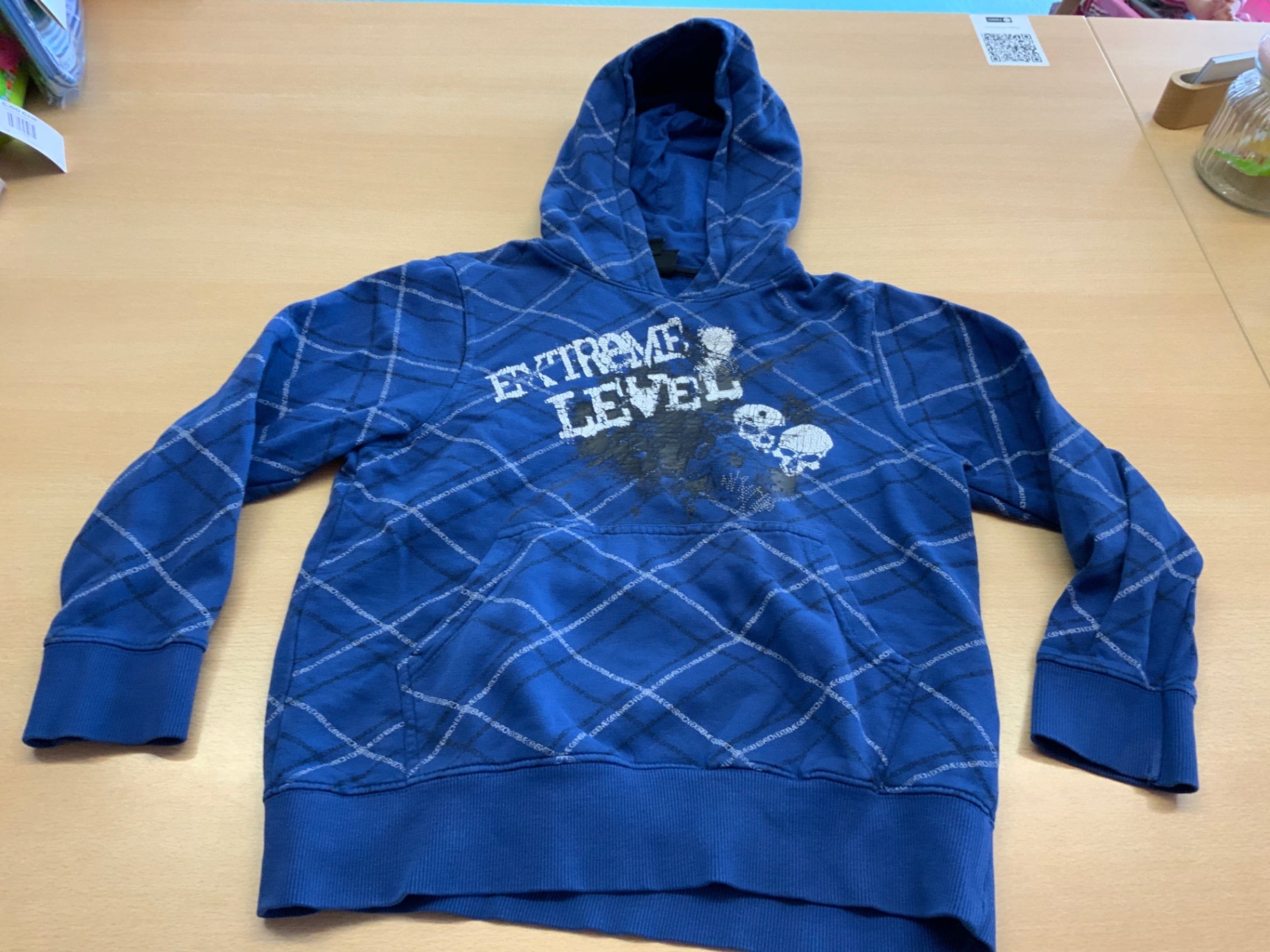 Hoodie 128 Blau