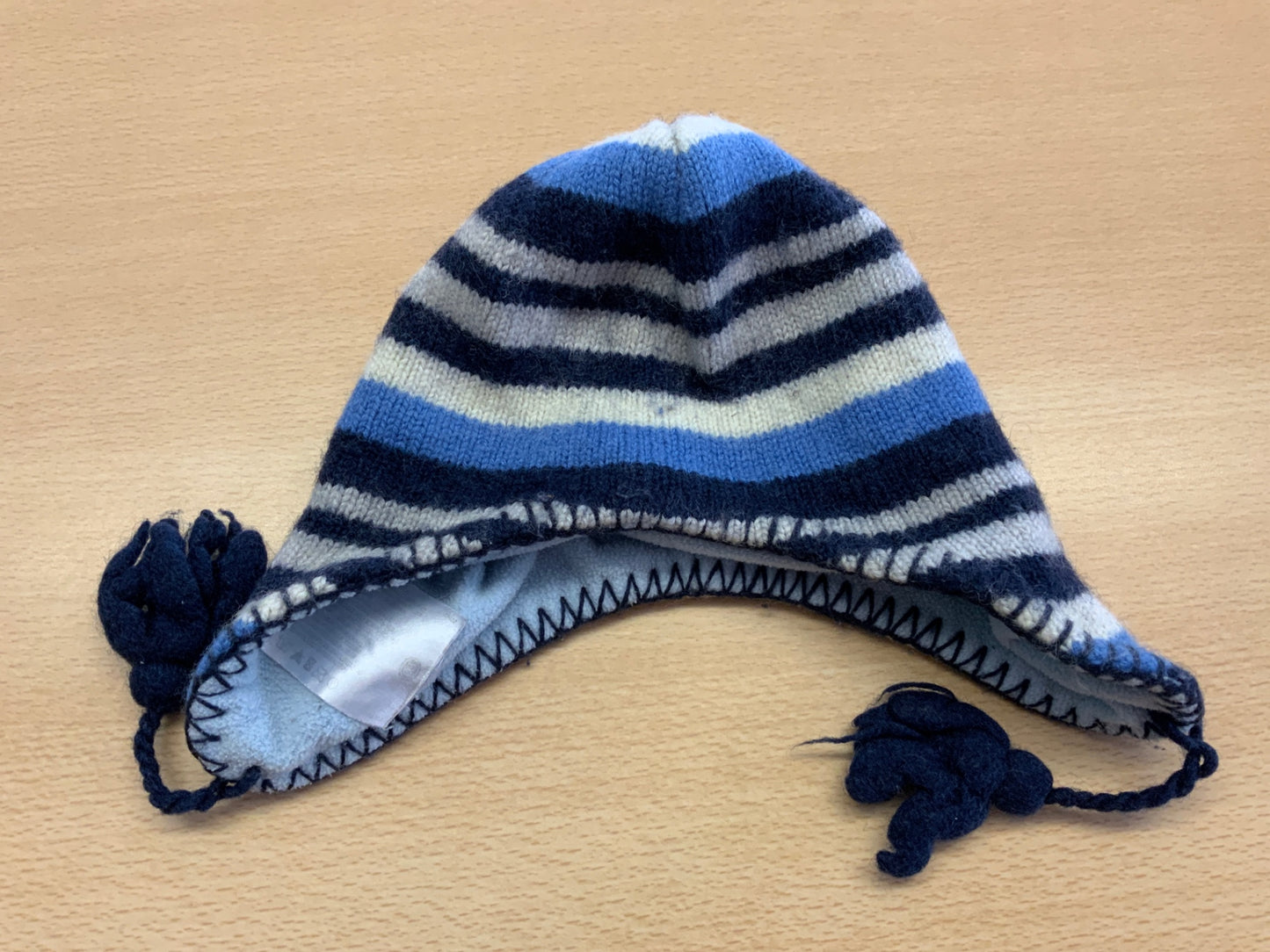 Mütze Blau, Weiß, Dunkelblau