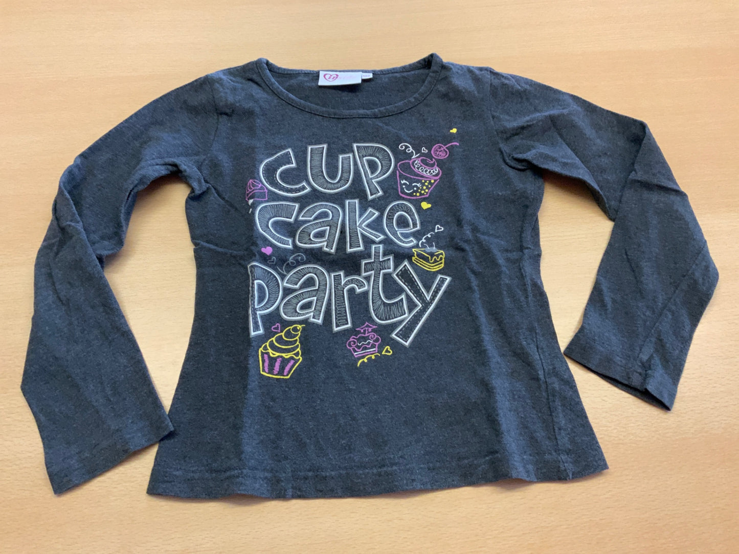 Langarmshirt 122 Grau