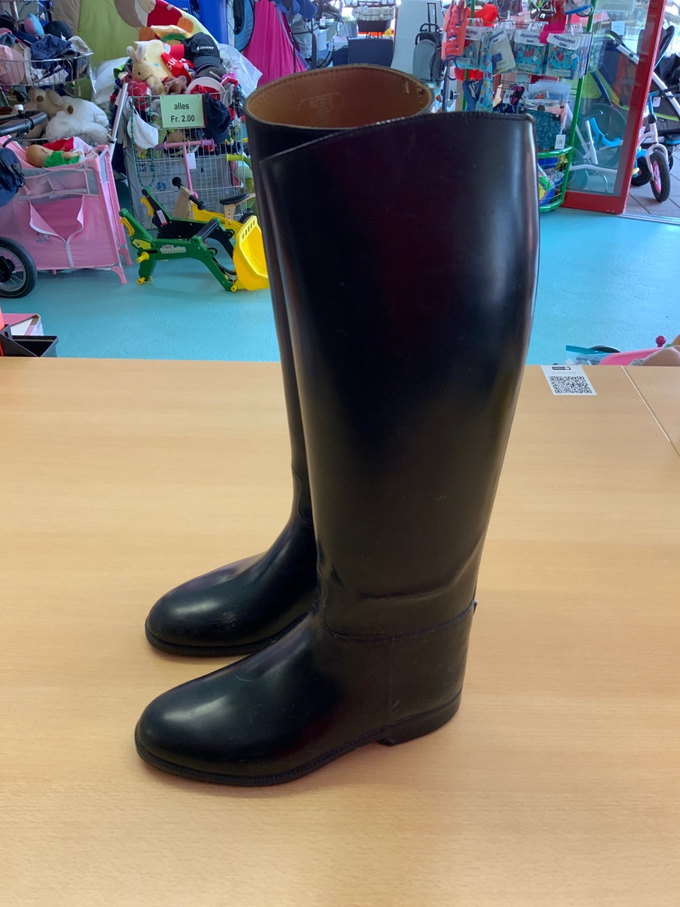 Reitstiefel 38 Schwarz