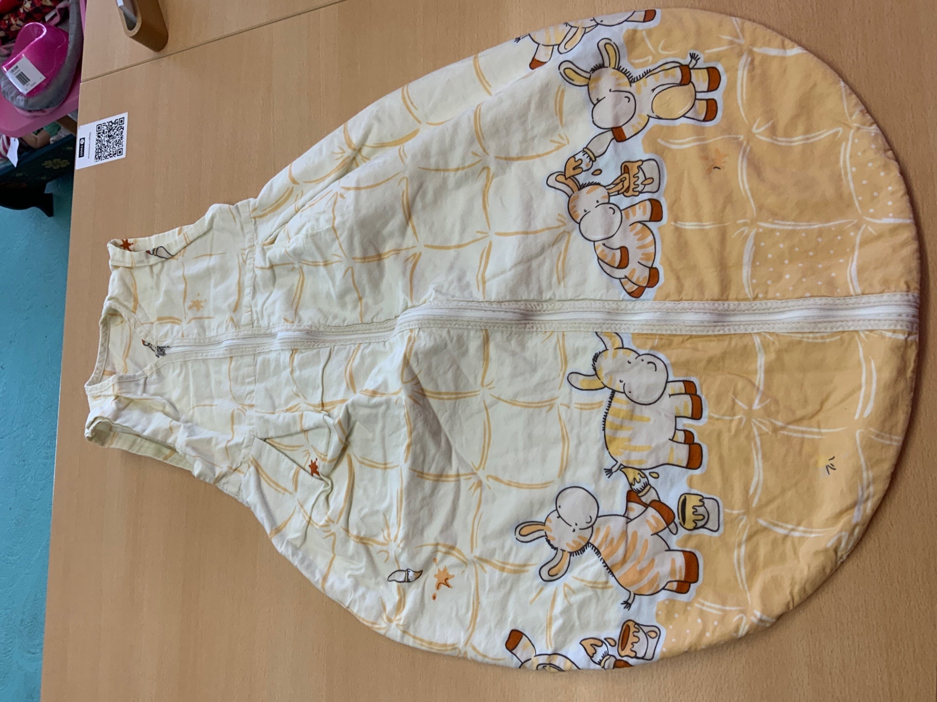 Schlafsack Creme