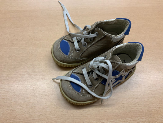 Kinderschuhe 23 Beige und Blau