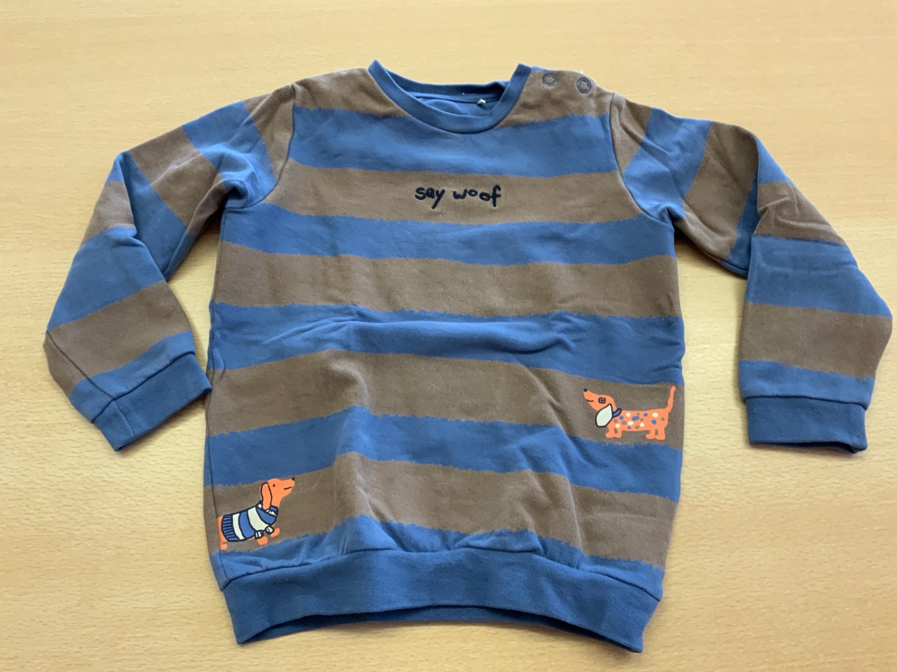  Pullover 92 Blau und Braun