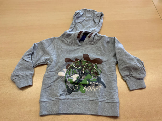 Hoodie 92 Grau