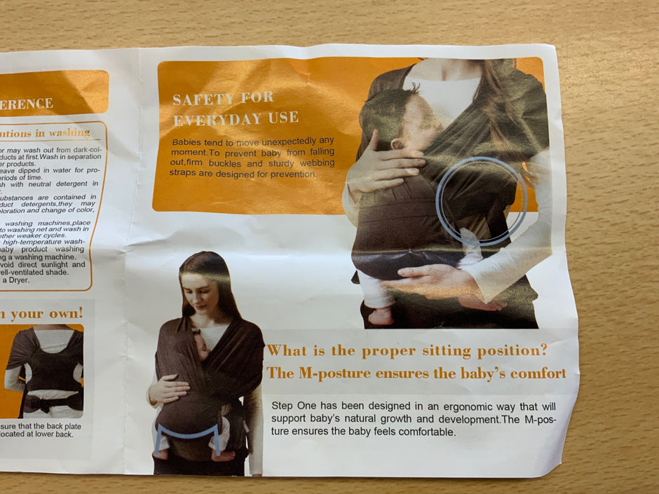  Baby-Trage Keine klare Farbangabe