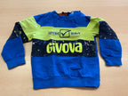 Sweatshirt 92 Blau, Gelb, Schwarz