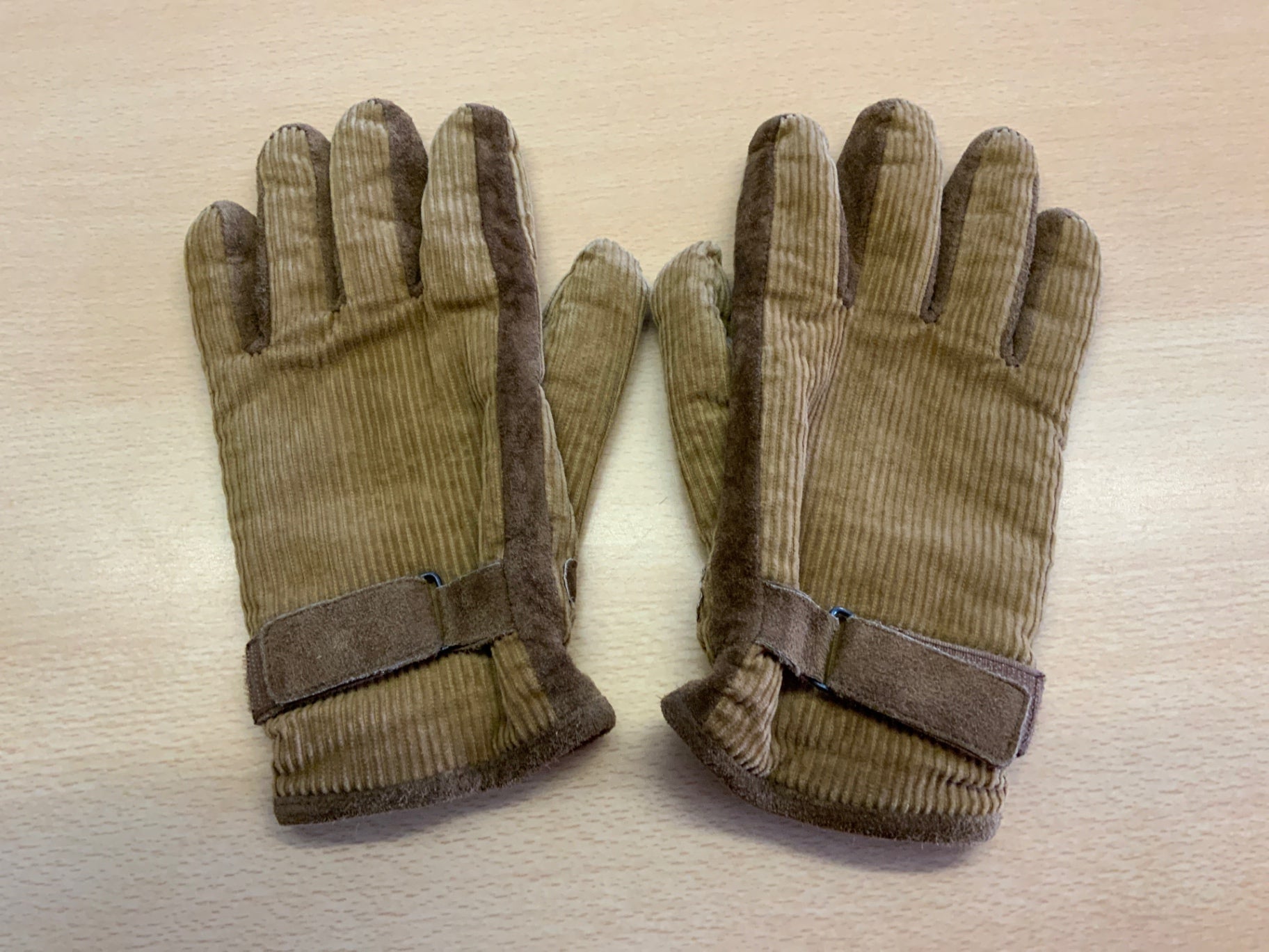 Handschuhe Beige