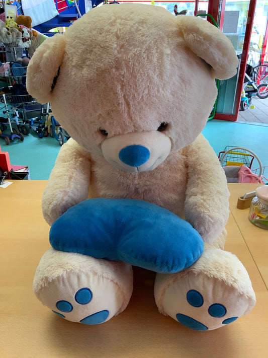  Plüschbär Beige und Blau