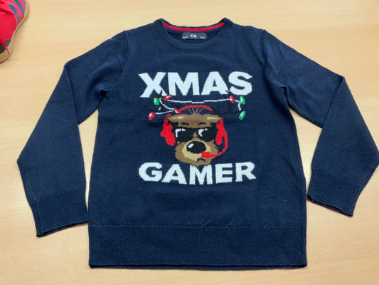 Pullover 122/128 Dunkelblau