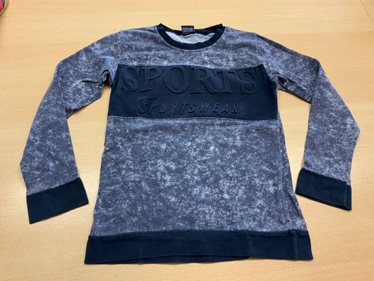 Langarmshirt 134 Grau