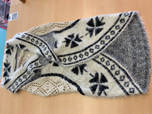 Weste S Beige und Schwarz