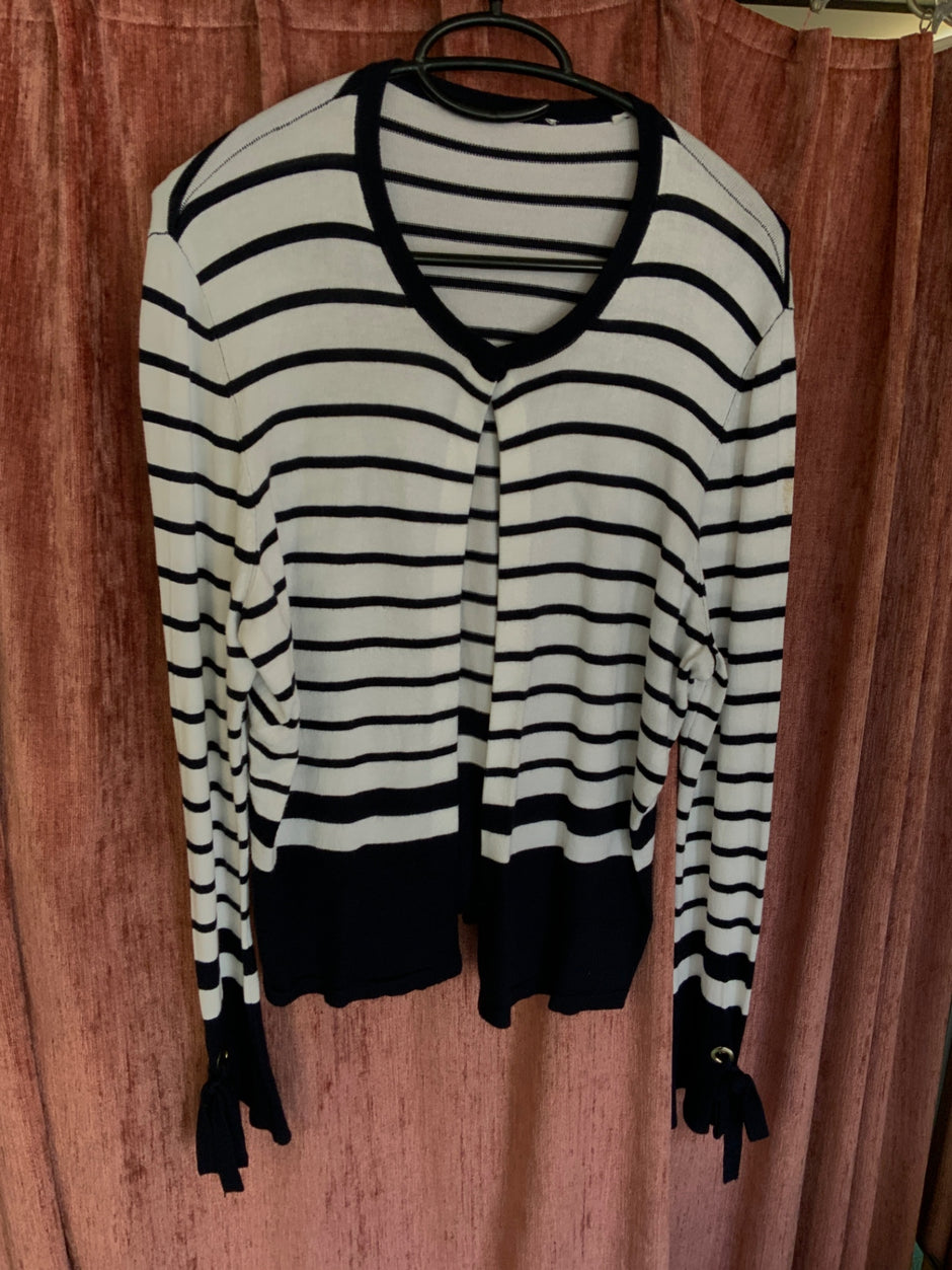 Jacke 38 Weiß und Schwarz