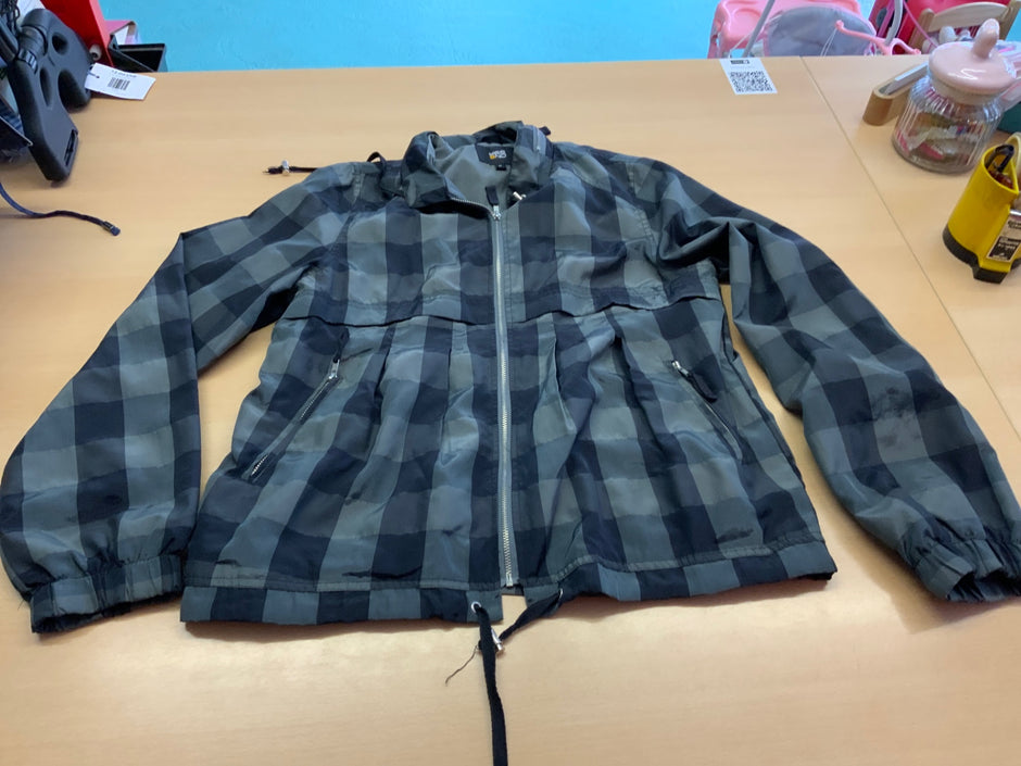  Jacke M Grau und Schwarz