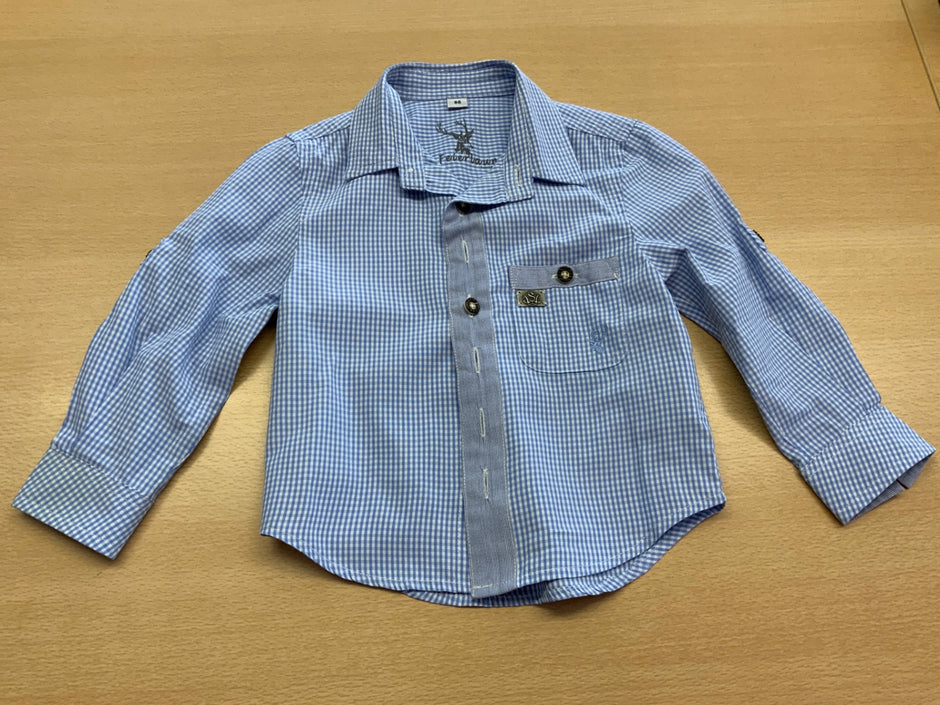 Feierlaune Hemd 86 Blau