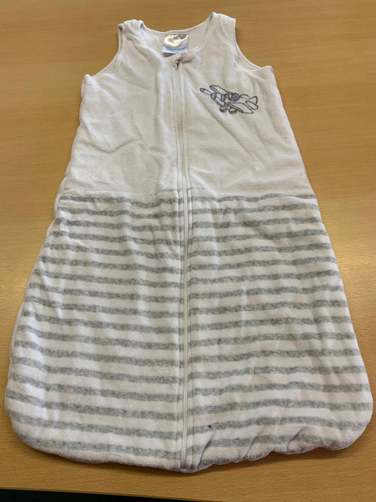 Schlafsack Weiß und Grau