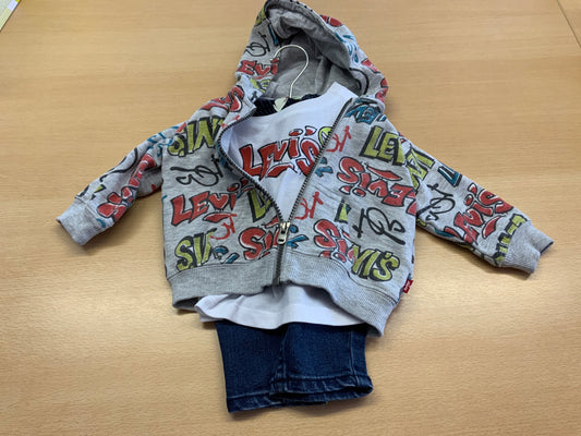 Levi's Baby-Set 68 Grau