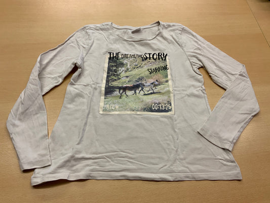 s.Oliver Langarmshirt 140 Beige