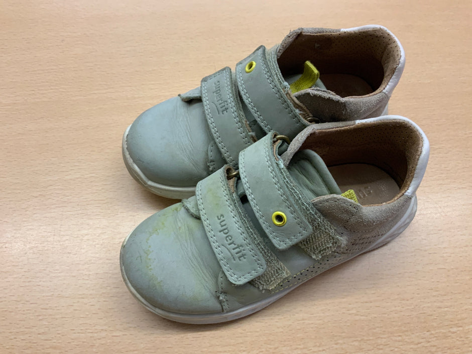 Superfit Sneaker 26 Hellgrün und Braun